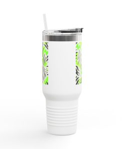 Totally F'N Awesome Insulated Travel Mug - Stylish 40oz with Vibrant Abstract Design for On-the-Go Adventurers